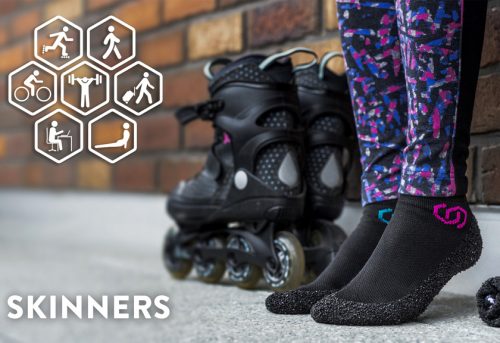 skinner sepatu masa depan dari kaos kaki wol yang unik